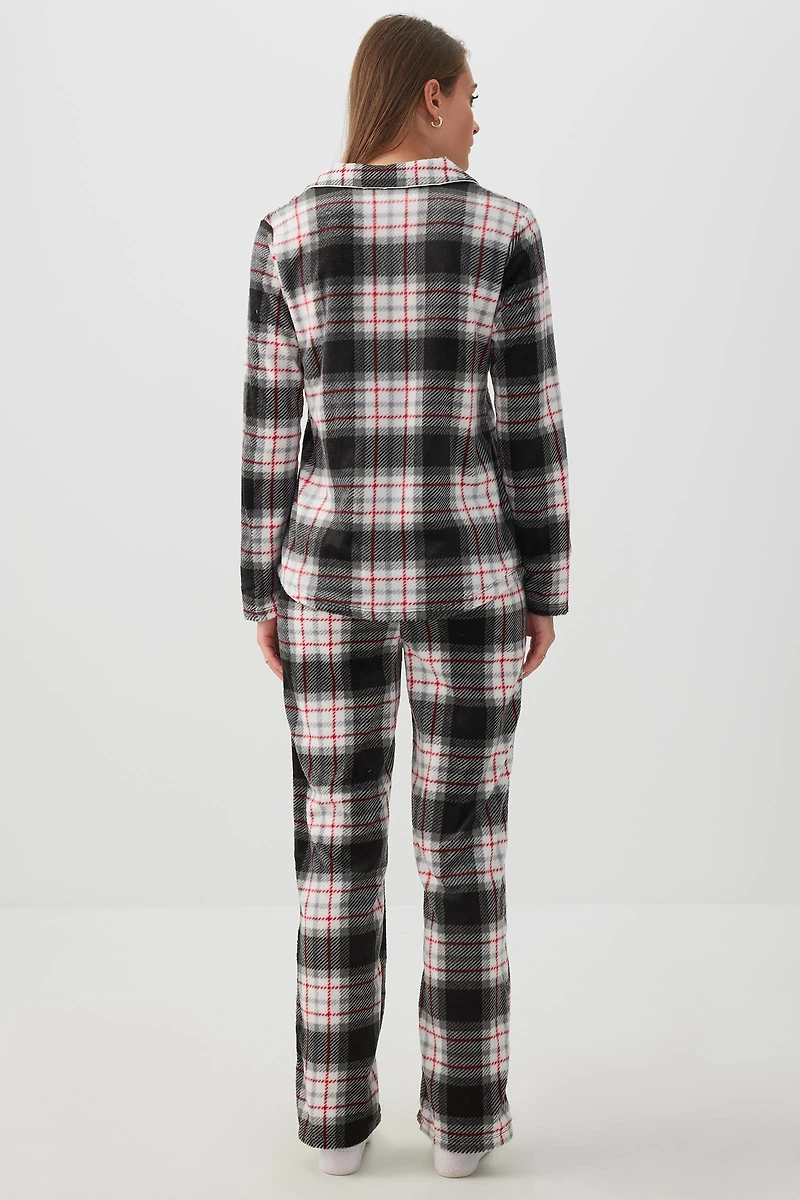 Ensemble pyjama classique en tissu SNUGSOFT