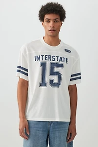 T-shirt sport carré en maille