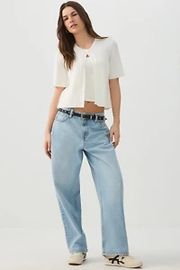 Cardigan à manches courtes