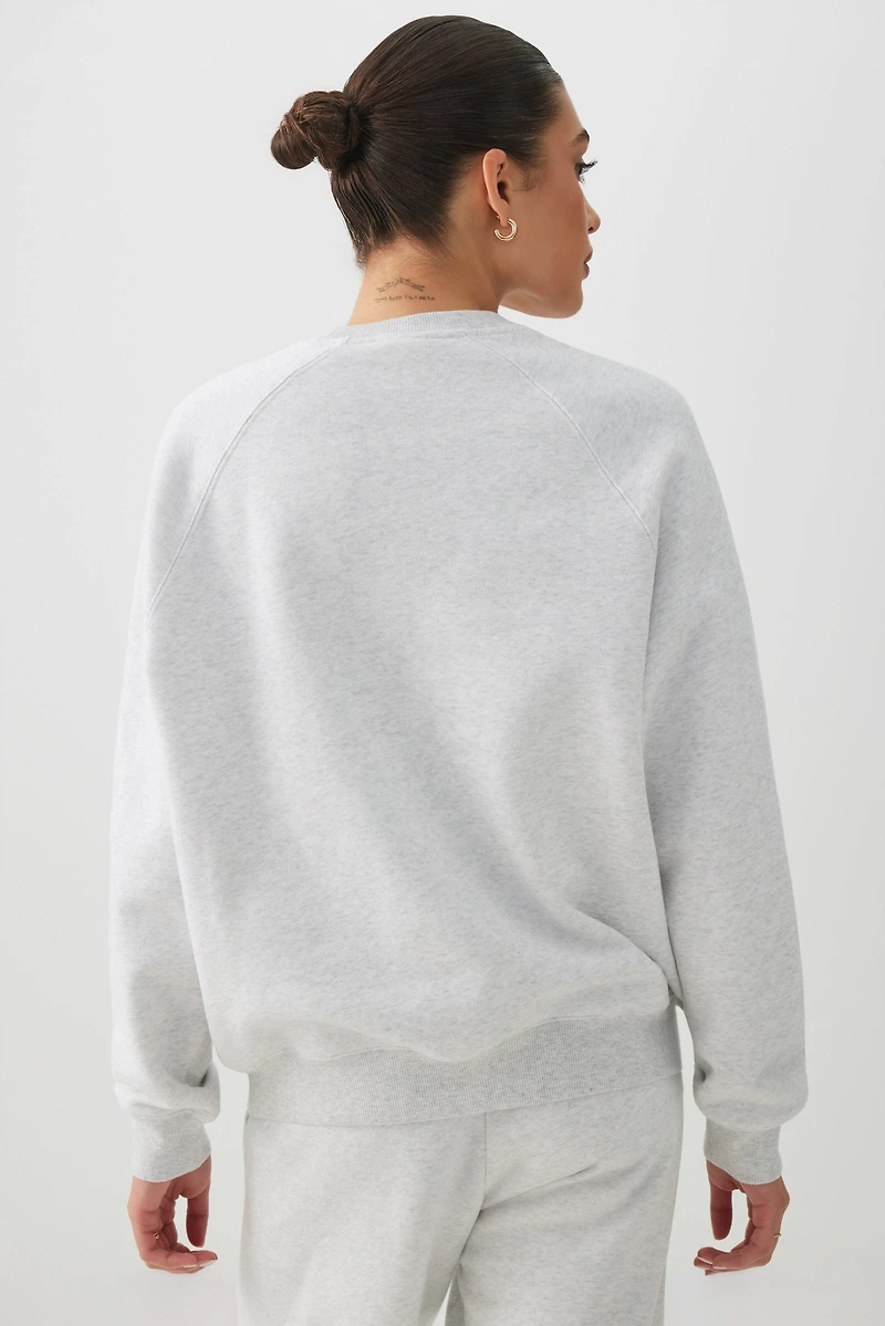 Chandail à manches raglan en Molleton MADESOFT