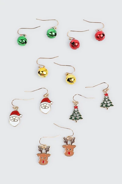 Ardene 6-Pack Holiday Earrings | Stainless Steel