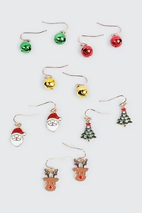 Ardene 6-Pack Holiday Earrings | Stainless Steel