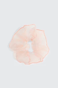 Ardene Tulle Scrunchie in Light Pink | Polyester