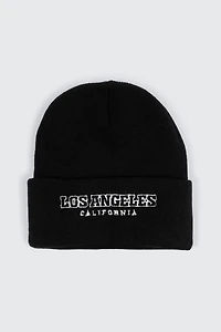 Ardene Los Angeles Beanie in Black | 100% Acrylic