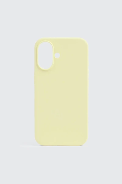 Ardene Model Silicone Phone Case in Light Yellow | Microfiber