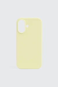Ardene Model Silicone Phone Case in Light Yellow | Microfiber