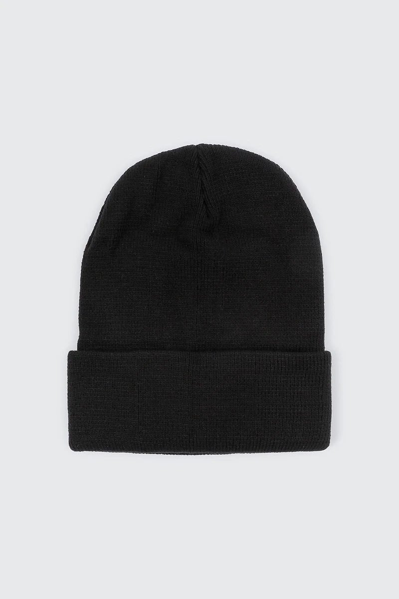 Ardene Man Rib Beanie For Men in Black | 100% Acrylic