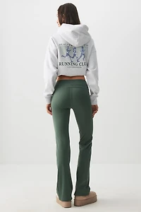 Legging envers doux à jambe évasée