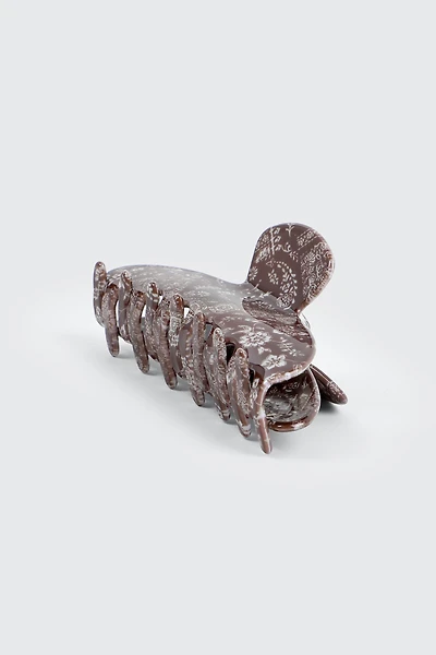 Pince bleue à motif cachemire