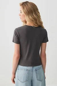 T-shirt court et ajusté Polly Pocket