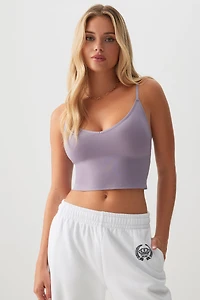 Ardene Basic Ultra Crop Seamless Tank Top in | Size | Nylon/Elastane | Eco-Conscious