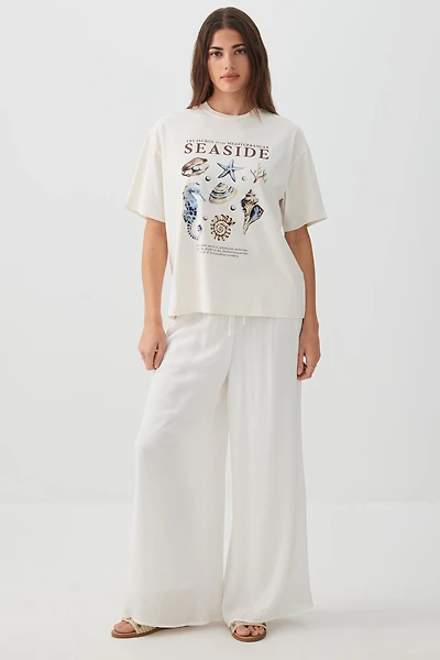 T-shirt graphique ample