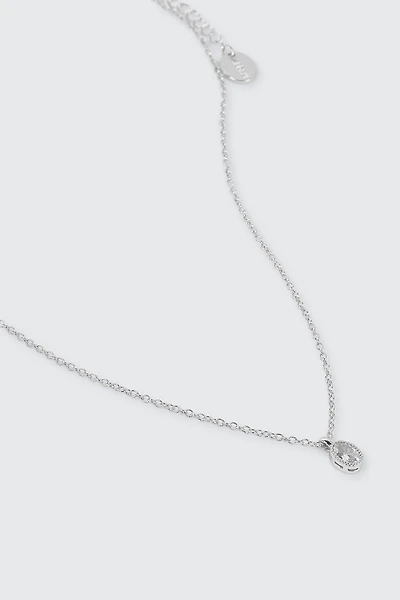 Ardene 14K With Gold Plated Necklace with Oval pendant