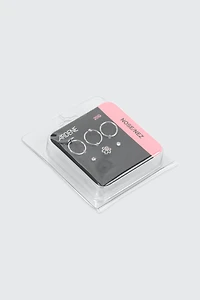 Lot de 6 bijoux de nez à détails de fleur