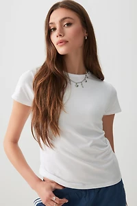 Ardene Effortless Everyday T-Shirt in | Size | Cotton/Elastane | Eco-Conscious