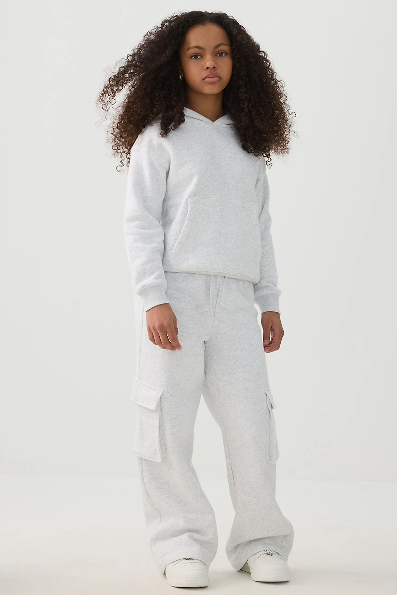 Pantalon cargo à jambe large en Molleton MADESOFT