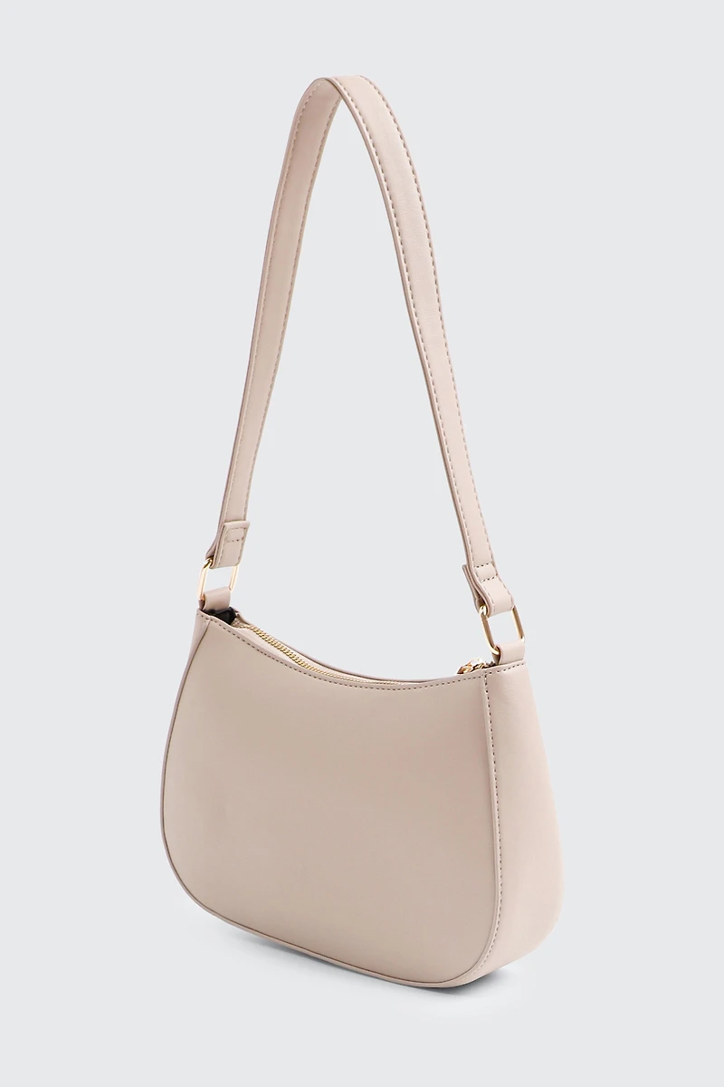 Sac baguette en faux cuir