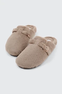 Sabots en fausse fourrure