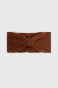 Ardene Knotted Headband in Brown | Polyester/Nylon/Elastane