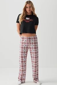 Ardene Hello Kitty Super Soft PJ Pants in Pink | Size | Polyester/Spandex