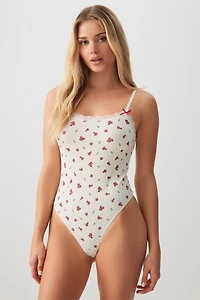 Justaucorps côtelé sans coutures