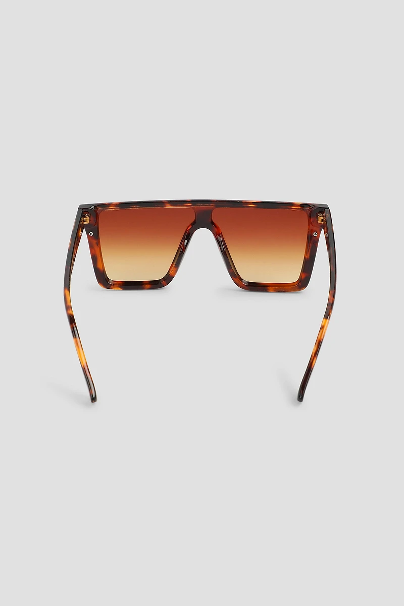 Lunettes de soleil carrées surdimensionnées