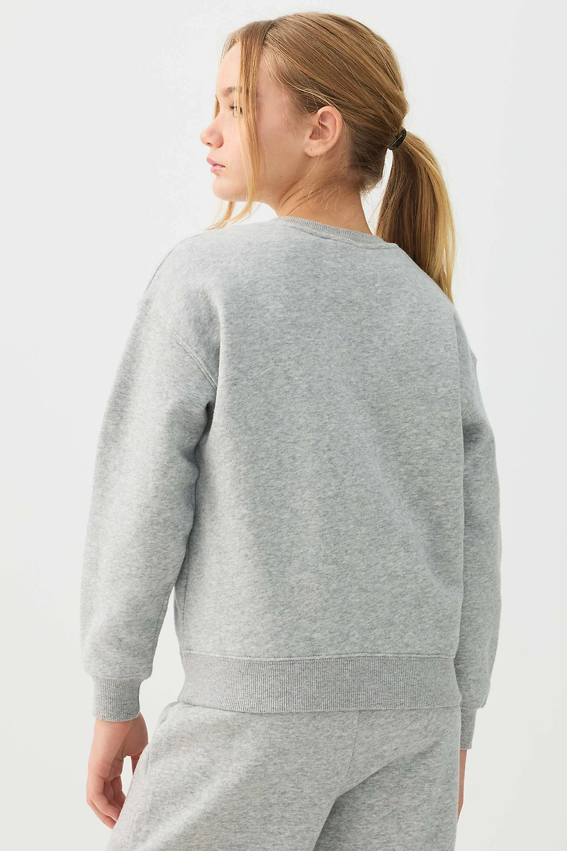 Chandail à col rond en Molleton MADESOFT