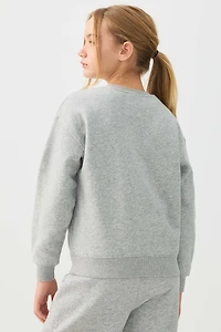 Chandail à col rond en Molleton MADESOFT