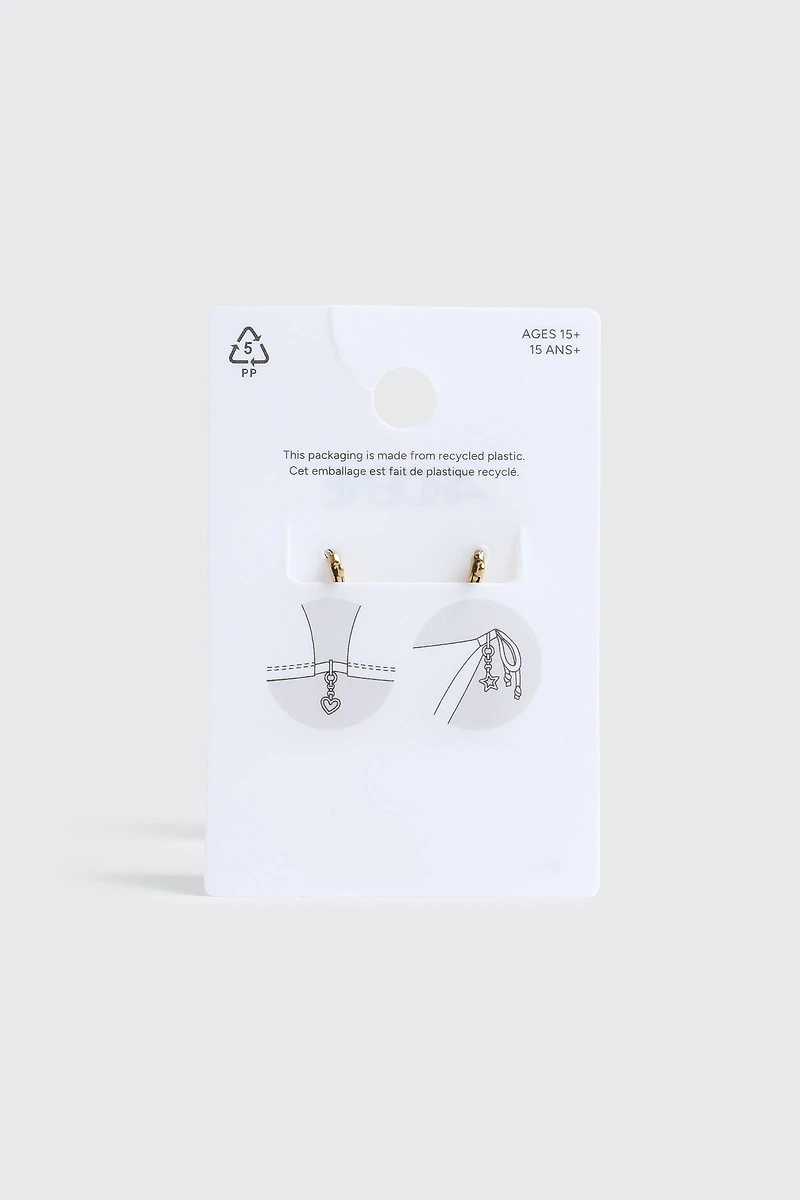 Duo de breloques pour maillot tortue