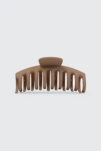Ardene Hair Claw in Beige | Eco-Conscious