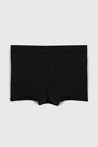 Ardene Kids Swim Shorts in Black | Size | Polyester/Nylon/Elastane | Microfiber