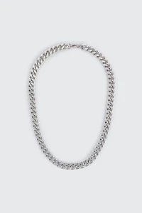 Ardene Man Stainless Steel Chunky Chain Necklace For Men in Silver