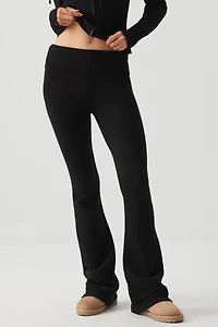 Pantalon évasé à taille repliable