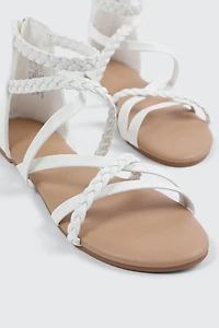 Sandales gladiateur à brides