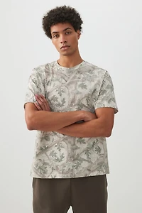 T-shirt col rond à manches courtes