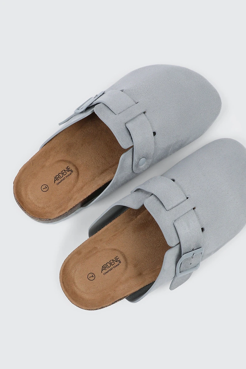 Sabots en faux suède