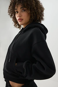 Veste courte à capuchon en Molleton MADESOFT