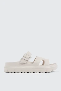 Ardene Lightweight Pool Slides in Beige | Size