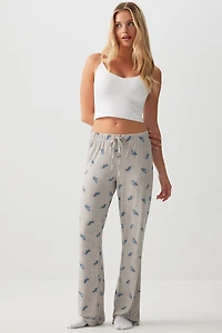 Ardene Stitch PJ Pants in Grey | Size | Polyester/Spandex