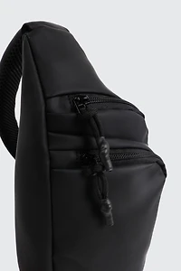 Sac à dos à bretelle unique noir