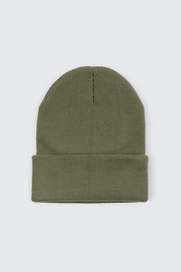 Ardene Man Rib Beanie For Men in Khaki | 100% Acrylic