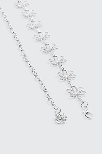 Ceinture en chaîne à maillons marguerites