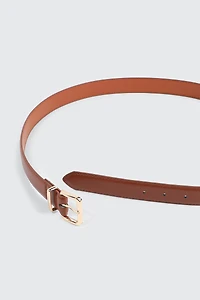 Ceinture à boucle carrée
