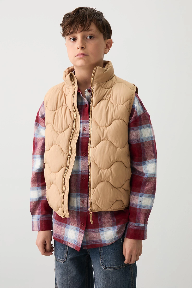 Veste matelassée sans manches