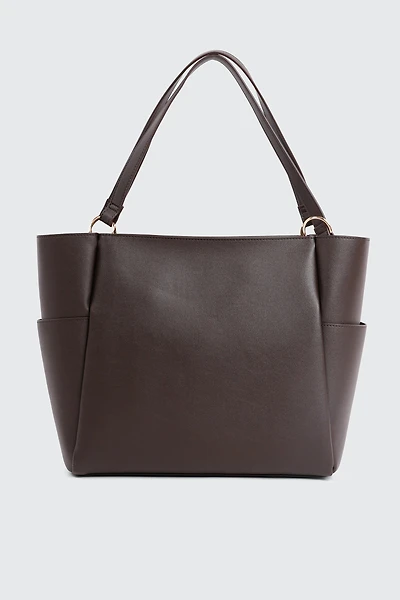 Ardene Faux Leather Tote Bag in