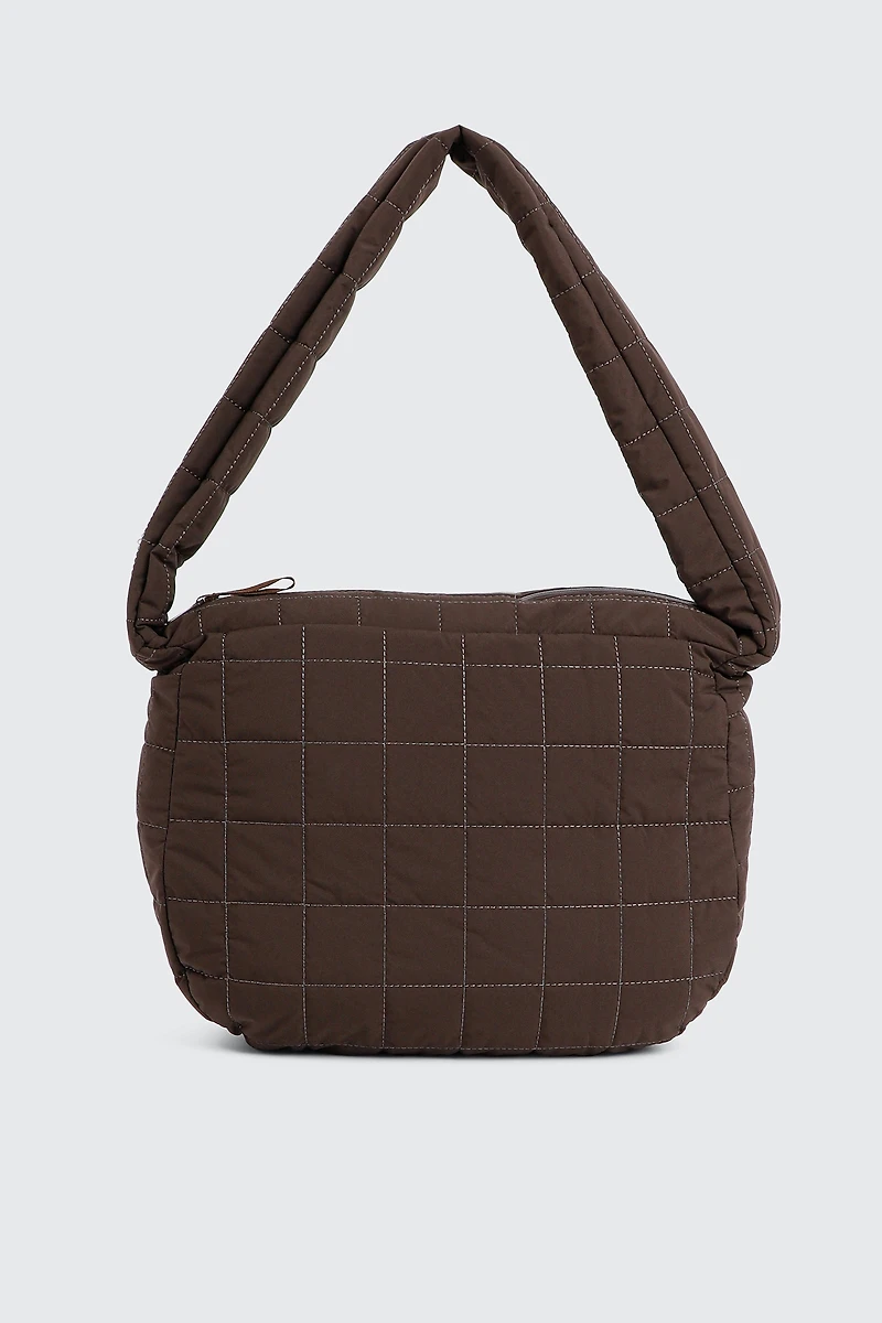 Ardene The Everywhere Puff Bag in Chestnut | Polyester/Nylon