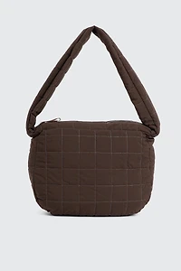 Ardene The Everywhere Puff Bag in Chestnut | Polyester/Nylon