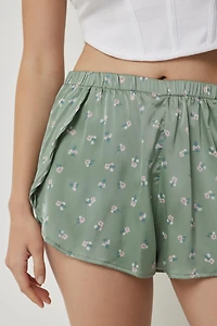 Short de pyjama en satin