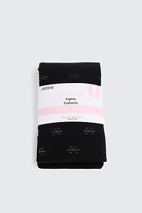 Collant à motif de boucles