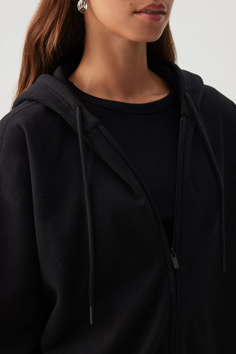 Veste ample à capuchon en Molleton MADESOFT™